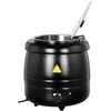 Royal Catering Elektrinis virdulys, sriubos puodas, 10 l, juodas