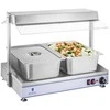 Royal Catering Elektrinės kaitlentės šildymo padėklas kompaktiškas 2 halogeninės lempos 1100W 230V