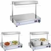 Royal Catering Elektrinės kaitlentės šildymo padėklas kompaktiškas 2 halogeninės lempos 1100W 230V