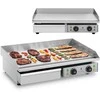 Royal Catering Elektrinis grilis aukštu kraštu, plotis 75 cm