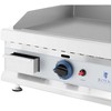 Royal Catering Dvigubas lygus reguliuojamas nerūdijančio plieno dujinis grilis gamtinėms dujoms 2x 3,1 kW 0,02 baro 60 x 40 cm