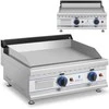 Royal Catering Dvigubas sklandus dujinis grilis SND / propanui-butanui 2 x 3000 W 30 mbar