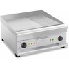 Royal Catering Kepsninė dviguba lygi, grioveliais grioveliais su riebalų stalčiumi 230 V 2x 3200 W