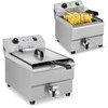 Royal Catering Gruzdintuvė reguliuojamas maitinimas elektrinė elektrinė su čiaupas 230 V 3500W 16 L