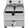 Royal Catering Gruzdintuvė reguliuojamas maitinimas elektrinė elektrinė su čiaupas 230 V 3500W 16 L