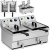 Royal Catering Dviguba dviejų kamerų gruzdintuvė 2 x 11 l 6000 W