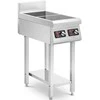 Royal Catering 2 degiklių laisvai pastatoma indukcinė viryklė 400 V 2 x 3500 W