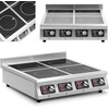 Kaitlentė Royal Catering Indukcinė viryklė 4 palnikowa nastawna timer 400 V 4 x 3500 W