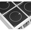 Kaitlentė Royal Catering Indukcinė viryklė 4 palnikowa nastawna timer 400 V 4 x 3500 W