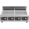 Kaitlentė Royal Catering Indukcinė viryklė 4 palnikowa nastawna timer 400 V 4 x 3500 W