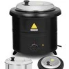 Royal Catering Termoso katilas, elektrinis sriubos puodas, 13 l, 600 W, juodas