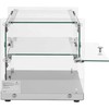 Royal Catering Konditerijos bufeto vitrina tortams, desertams, bandeliams, stiklinė, 2 lentynos, 50 l