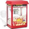 Royal Catering Retro kukurūzų spragėsių aparatas TEFLON 1600 W 5-6kg/h - raudonas