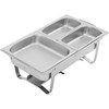 Royal Catering Buffet bain-marie šildytuvas indams su šildytuvo pasta 1/2 GN + 2x 1/4 GN