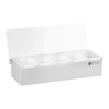 Royal Catering Barmeno indas gėrimų priedams + 5 indų įdėklai.Plastikinis