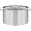 Royal Catering Maitinimo puodas su dangčiu, nerūdijančio plieno, indukcinei viryklei, 44 l