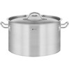 Royal Catering Maitinimo puodas su dangčiu, nerūdijančio plieno, indukcinei viryklei, 14 l