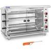 Royal Catering Dujinė kepsninė 15 vištų, 3 iešmeliai, propanas-butanas, 15 kW