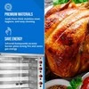 Royal Catering Dujinė kepsninė 40 vištų, 8 iešmeliai, propanas-butanas, 40 kW