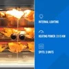 Royal Catering Dujinė kepsninė 15 vištų, 3 iešmeliai, propanas-butanas, 15 kW