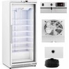 Royal Catering Šaldiklio spintelė, stiklinis šaldiklis, 7 lentynos, 580 l, 492 W - balta