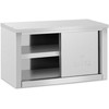 Royal Catering Maitinimo sieninė spinta su stumdomomis durimis PLIENAS 120 kg 90 x 40 x 50 cm