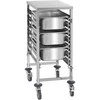 Royal Catering Maitinimo transportavimo vežimėlis 7x GN1/1 konteineriams, keliamoji galia iki 50 kg