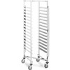 Royal Catering Kepyklos transportavimo vežimėlis padėklams su 15 lentynų, 600 x 400 mm