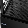 Royal Catering Šaldytuvo vitrina, stiklinė, 3 lygių, 58 l - juoda