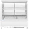 Royal Catering Šaldytuvo vitrina, stiklinė, 3 lygių, 100 l - balta