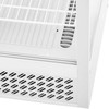 Royal Catering Šaldytuvo vitrina, stiklinė, 3 lygių, 100 l - balta