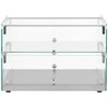 Royal Catering Konditerijos bufeto vitrina tortams, desertams, bandeliams, stiklinė, 2 lentynos, 50 l