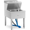 Royal Catering Mop valymo kriauklė su praustuvu 61 x 50 x 84,5 cm