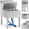 Royal Catering Mop valymo kriauklė su praustuvu 61 x 50 x 84,5 cm