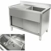 Royal Catering Nerūdijančio plieno kriauklė virtuvei, plotis 120 cm