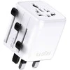 SBS TEADAPTUNI universal travel adapter - baltas