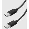 SBS TECABLETISSUETCK USB-C – USB-C 1.5m 60W pintas kabelis – juodos spalvos