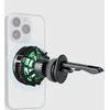Telefono lakiklis su belaidžiu įkrovimu SBS TESUPFANWIR15W 15W for air vent, with cooling - juodas