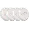 SBS Track My Circle locator compatible with Apple Find My set of 4 – baltas