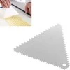 Trikampis konditerijos grandiklis, DAŽOTAS, nerūdijantis plienas 110x110mm - HENDI 554227