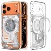 Dėklas „Spigen Ultra Hybrid MagSafe“, „Zero One“ baltos – „iPhone 17 Pro Max“