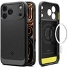 SPIGEN dėklas RUGGED ARMOR MAG, suderinamas su MagSafe, skirtas IPHONE 17 Pro Max, matinis juodas