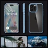 Spigen Crystal Hybrid, sierra dėklas telefonui mėlynos spalvos – Apple iPhone 15 Pro Max