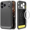 Spigen Rugged Armor Mag MagSafe dėklas skirtas iPhone 17 Pro – pilkos spalvos