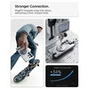 Spigen Ultra Hybrid S Mag MagSafe dėklas skirtas Samsung Galaxy S26 Ultra – Clear and Baltas