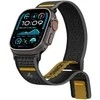 Juoda apyrankė Apple Watch 6 / 7 / 8 / 9 / 10 / SE / Ultra 1 / 2 ( 44 / 45 / 46 / 49 mm) laikrodžiui „Spigen Athlex Air”