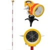 Steinberg Systems Mini prizminis geodezinis tolimačio veidrodis su stulpu ir pagrindo sidabrine danga sk. 3,6 cm 1,26 m