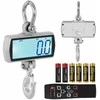 Virtuvinės svarstyklės Steinberg Systems Pakabinamos sandėlio kablio svarstyklės su nuotolinio valdymo pulteliu, dideliu LCD ekranu, 500 / 0,1kg