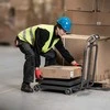 Virtuvinės svarstyklės Steinberg Systems Pramoninės platforminės svarstyklės ant ratų 600 kg / 100 g LCD