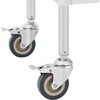 Steinberg Systems Laboratorinis kosmetinis gydymo vežimėlis pagamintas iš plieno, 2 stalčiai, 2 lentynos, 85 x 54 x 28 cm